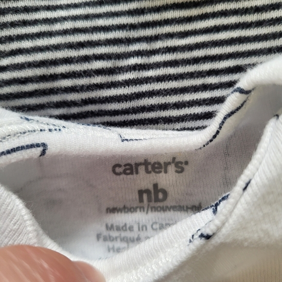 Bundle/Lot of 14 Tops, Bottoms, and Pj's Size Boys Newborn - Picture 8 of 9